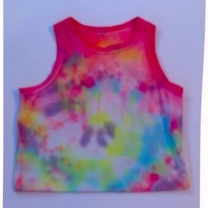 Rainbow cropped shirt